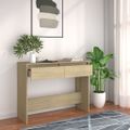 vidaXL Konzolový stolík, dub sonoma 100x35x76,5 cm, kompozitné drevo