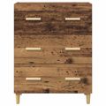 vidaXL Servírovacia skriňa Staré drevo 69,5 x 34 x 90 cm