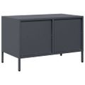vidaXL TV skrinka antracitová 68x39x43,5 cm oceľ valcovaná za studena