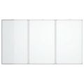vidaXL Magnetická biela tabuľa skladacia 180x80x1,7 cm hliník