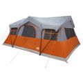 vidaXL Rodinný stan 487 x 340 x 216 cm Šedá a oranžová