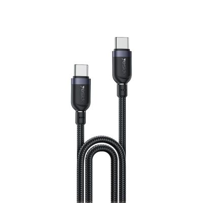 Yesido cable CA192 60W type-c/type-c 2M 3A čierny
