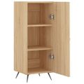 vidaXL Komoda dub sonoma 34,5x34x90 cm spracované drevo