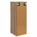 vidaXL Nástenná skrinka 33 x 34,5 x 94 cm Kompozitné drevo Dub artisan