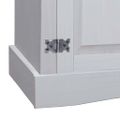 vidaXL TV skrinka sivá 120x40x52 cm mexická borovica Corona Range