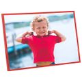 vidaXL Fotorámiky na stenu alebo stôl 3 ks červené 28x35 cm MDF
