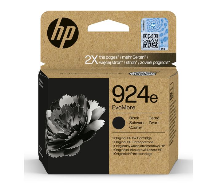 HP 924e atramentová náplň čierna, 4K0V0NE