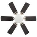 vidaXL Ozdobný stropný ventilátor s osvetlením, 82 cm tmavohnedý