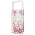 Puzdro Guess Resin Bottom Glitter MagSafe pre iPhone 17 Pro Max ružové