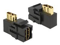 Modulárna vložka (spojka) - HDMI - čierna