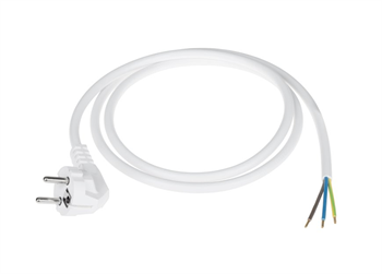 Prívodný napájací kábel URZ3508-3 230V, 3x1,5m biely, 3m