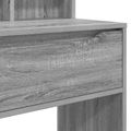 vidaXL Toaletné stolíky do spálne Sivý Sonoma 80 x 39,6 x 135 cm