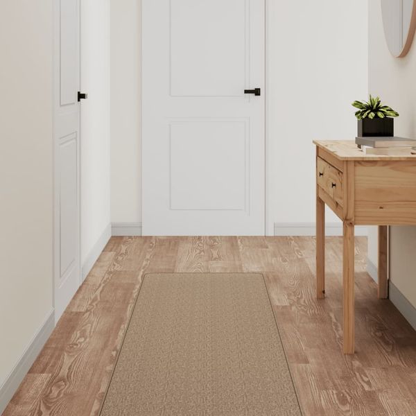 vidaXL Behúň koberec sisalový vzhľad pieskový 50x150 cm