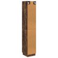 vidaXL Sada skríň 2 ks 33 x 34,5 x 87 cm Kompozitné drevo Dymový dub