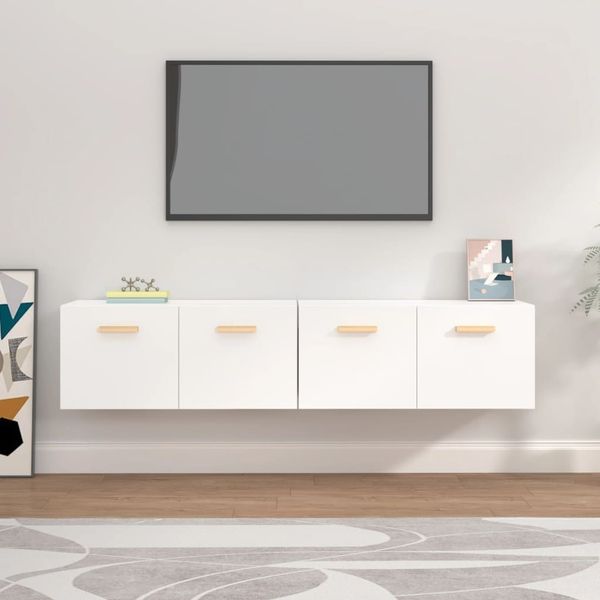 vidaXL Nástenné skrinky 2 ks biele 80x35x36,5 cm spracované drevo