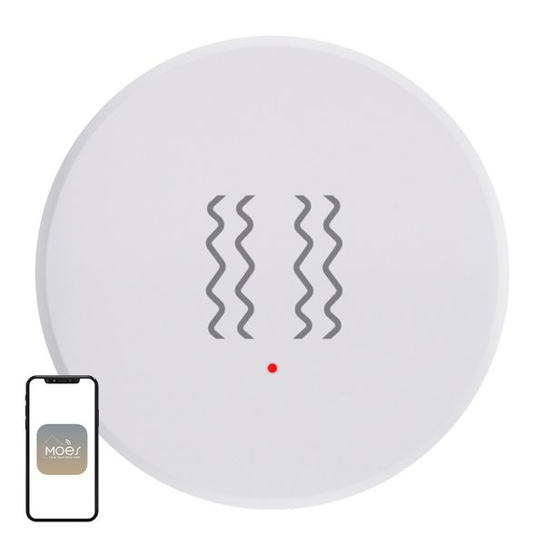 MOES ZSS-S02-VBR-C Senzor vibrácií ZigBee