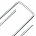 vidaXL Stanové kolíky v tvare U 50 ks 15x3,5 cm pozinkovaná oceľ