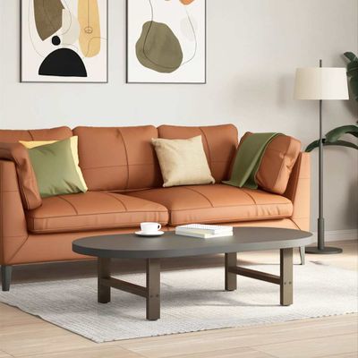 vidaXL Nohy konferenčného stolíka, prírodná oceľ, 2 ks, 70 x (30-31) cm, oceľ