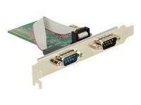 Sériový adaptér - PCIe 2.0 nízky profil - RS-232 x 2