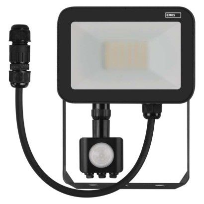 LED reflektor EMOS PROFI ZS2722 so senzorom pohybu, 20 W neutrálna biela