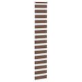 vidaXL Zebra roleta hnedá 45x200 cm šírka látky 40,9 cm polyester