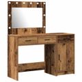 vidaXL Toaletný stolík 2 ks Hnedá 40 x 41 x 75 cm Kompozitné drevo