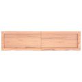 vidaXL Kúpeľňová doska bledohnedá 120x30x(2-6) cm ošetrený masív