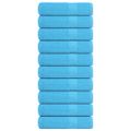 vidaXL Utierky na ruky FROGN 10 ks tyrkysové 50x100 cm 360 g/m²