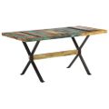 vidaXL Jedálenský stôl 160x80x76 cm, recyklovaný masív