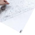 vidaXL Okenná fólia matná vzor kvetu 90x500 cm PVC