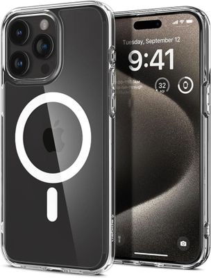 Spigen Ultra Hybrid Magsafe puzdro pre iPhone 15 Pro Max 6,7" biela
