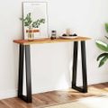 vidaXL Záhradná lavička so živou hranou 110x35x80 cm akáciový masív