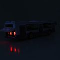 Autobus ktorý hlási zastávky česky 28 cm modrý