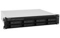 Synology RS1221RP+ Rack Station Sítové úložište NAS, 8x 2,5"/3,5" SATA III, quad-core 2,2GHz, 4GB DDR4, 4x GLAN, 2x USB 3.0, 1x eSATA, 1x PCIe, 2U