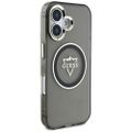 Guess Hardcase MagSafe IML Metal Mountain Logo Case for iPhone 16 6,1" Black