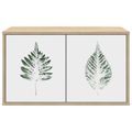 vidaXL Nástenný TV kabinet HANAU 69 x 33 x 40 cm Dub sonoma