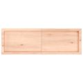 vidaXL Stolová doska 120x40x(2-6) cm neošetrený dubový masív