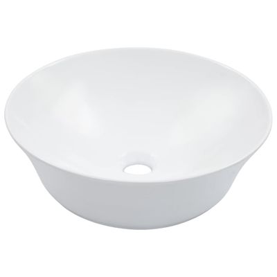 vidaXL Umývadlo biele 41x12,5 cm keramické