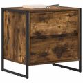 vidaXL Nočný stolík 2 ks Dymová dub 50 x 39.5 x 50 cm Kompozitné drevo