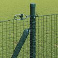 vidaXL Zvarené drôtené pletivo s betónovým základom 50 x 1 m Zelená