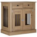vidaXL Nábytok pre psa Dub artisan 80 x 47,5 x 80 cm Kompozitné drevo
