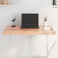 vidaXL Stolová doska svetlohnedá 80x40x(2-6)cm ošetrený masív hrany