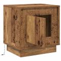 vidaXL Nočný stolík Staré drevo 44 x 34,5 x 45 cm Kompozitné drevo