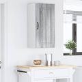 vidaXL Dvierka na umývačku Kalmar Sivý Sonoma 40 x 31 x 80 cm