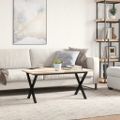 vidaXL Nohy konferenčného stolíka X-rám 70x30x43 cm oceľ
