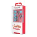 Káblové slúchadlá Forever JSE-200 jack 3,5mm oranžové aktívne