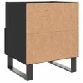 vidaXL Nočné stolíky 2 ks čierne 40x35x47,5 cm kompozitné drevo