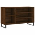 vidaXL Botník hnedý dub 102x36x60 cm spracované drevo