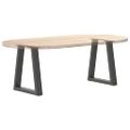 vidaXL Nohy konferenčného stolíka v tvare V, 2 ks, antracitové, 28 x (42-43,3) cm, oceľ