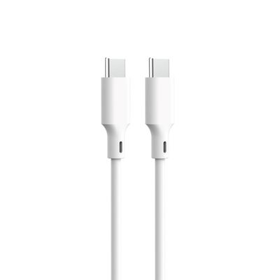 Kábel Forever recyklačný USB-C - USB-C 1,5 m 3A KR15-CC-00 biely